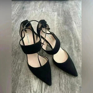 Adolfo Dominguez black heels size 10